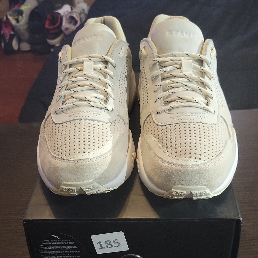 Puma R698 x Stampd Rare "Whisper White" (2015) M8.5/W10 EUC OG ALL - Picture 5 of 12